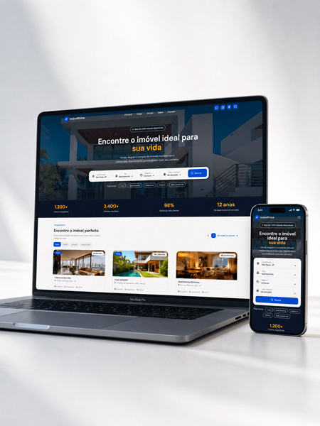 Template Corretor de imóvel — versão mobile